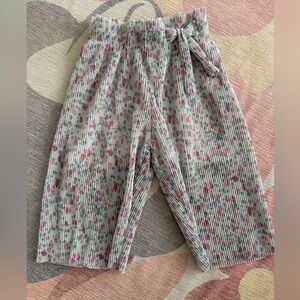 Zara Multicolor Striped Pants with Bow